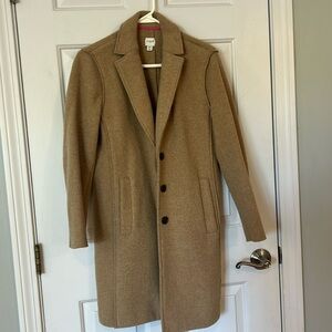J Crew camel coat